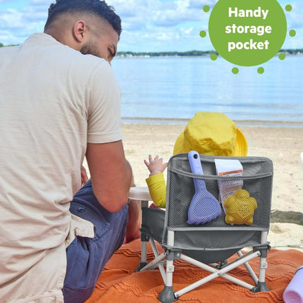 Bright Starts Pop ‘N Sit™ Portable Booster Seat - Gray