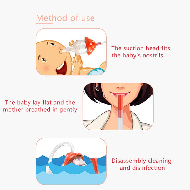 Baby Nasal Aspirator – Soft Silicone Nose Cleaner