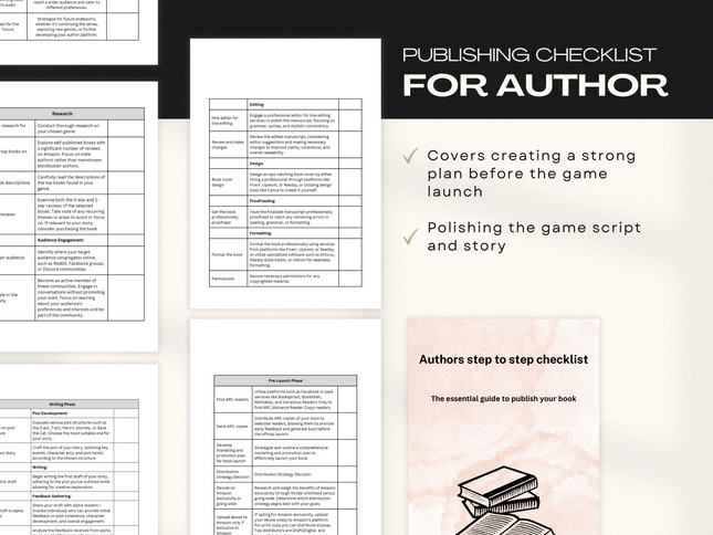 Authors's Ultimate Publishing Roadmap: From Research to Pre-Launch and Beyond