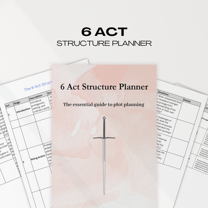The GameDev Story planner:  6 Act structure  to help structure and create an exciting story