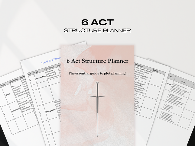 The Author's Story planner:  6 Act structure  to help structure and create an exciting story