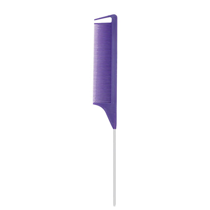 Pro Pointed Tail Hair Comb – Anti-Static Steel Needle Styling Comb