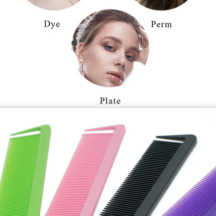 Pro Pointed Tail Hair Comb – Anti-Static Steel Needle Styling Comb
