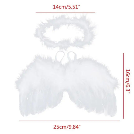 Baby Angel Wings & Headband Set