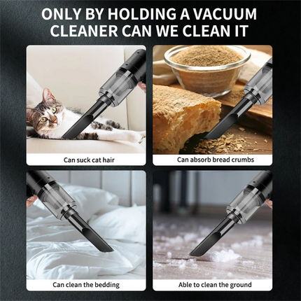 Portable Handheld Vacuum Cleaner – Cordless 5-in-1 Mini Car & Home Vacuum