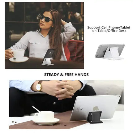 Adjustable Table Phone Holder – Foldable Desktop Stand for Phones & Tablets
