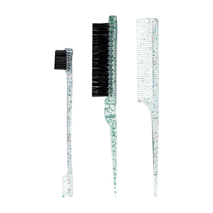 Pro Pointed Tail Hair Comb – Anti-Static Steel Needle Styling Comb