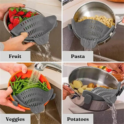 1pc, Strainer, Pot Strainer, Adjustable Clip On Strainer For Pots