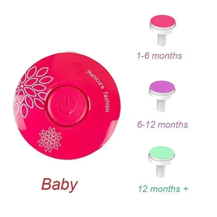 Gentle Electric Baby Nail Trimmer – Safe, Quiet & Tear-Free Nail Care for Newborns