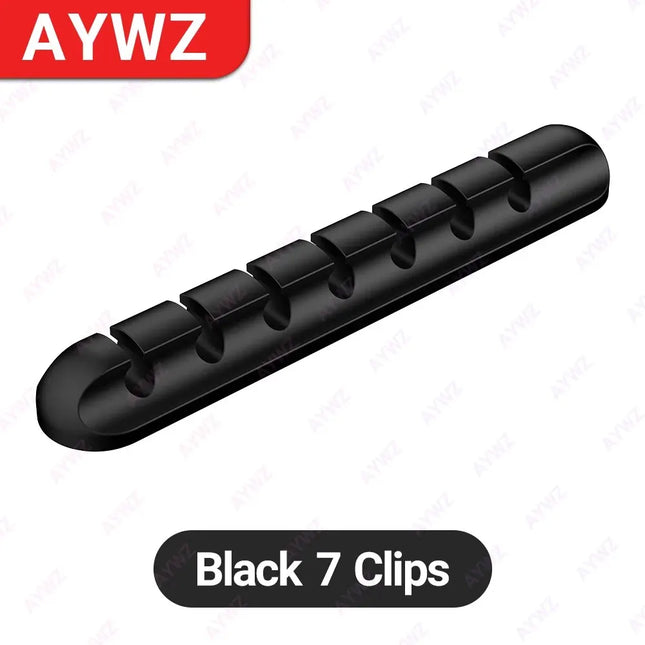 Adhesive Cable Holder Clips – Desk & Cord Management Organizer