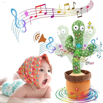 Dancing Cactus Toy – Repeat Talking, Singing & Dancing Plush
