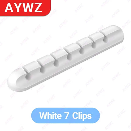 Adhesive Cable Holder Clips – Desk & Cord Management Organizer