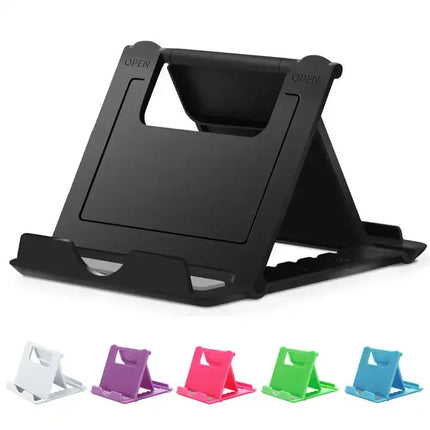 Adjustable Table Phone Holder – Foldable Desktop Stand for Phones & Tablets