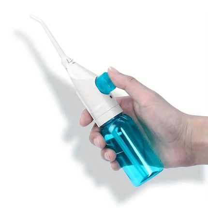 Manual High-Pressure Oral Irrigator – Portable Dental Water Flosser