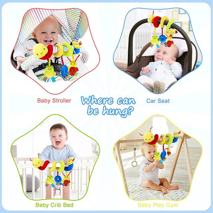 Musical Spiral Hanging Baby Toy – Crib, Stroller & Car Seat