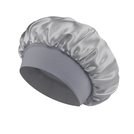 Silk Satin Hair Bonnet – Soft Sleep Cap with Wide Elastic Band