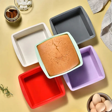 Silicone Square Cake Plate – Non-Stick Oven & Air Fryer Safe