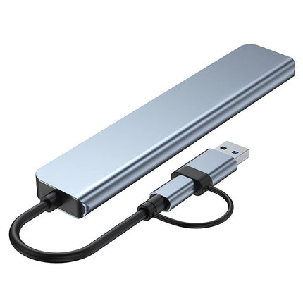 8-in-2 USB-C Hub Docking Station – USB 3.0, Audio & SD Reader