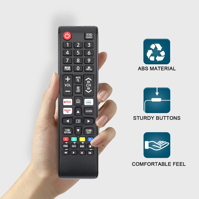 Universal Remote Control for Samsung Smart TV – Replacement IR Remote