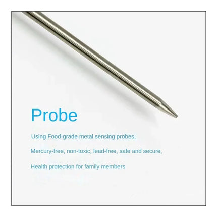 Digital Food Thermometer – Stainless Steel Probe Cooking Thermometer