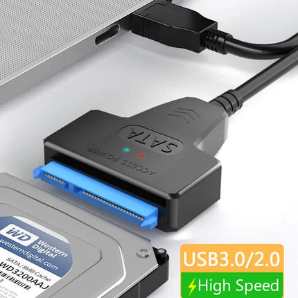 SATA to USB 3.0 Cable – 2.5” HDD & SSD Adapter Up to 6Gbps