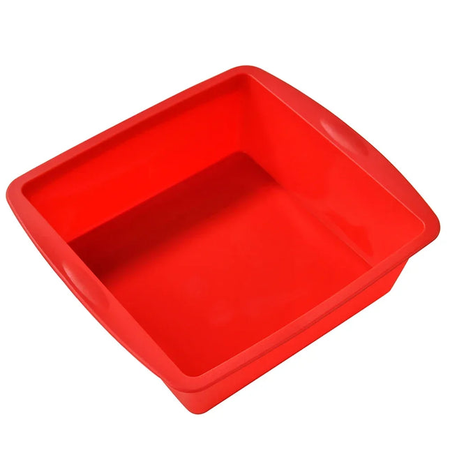 Silicone Square Cake Plate – Non-Stick Oven & Air Fryer Safe