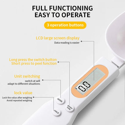 Mini Digital Spoon Scale –  Precision Kitchen Measuring Tool