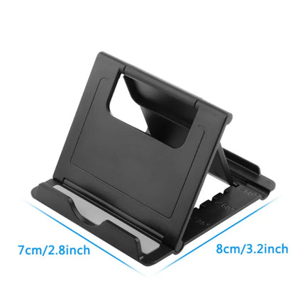 Adjustable Table Phone Holder – Foldable Desktop Stand for Phones & Tablets