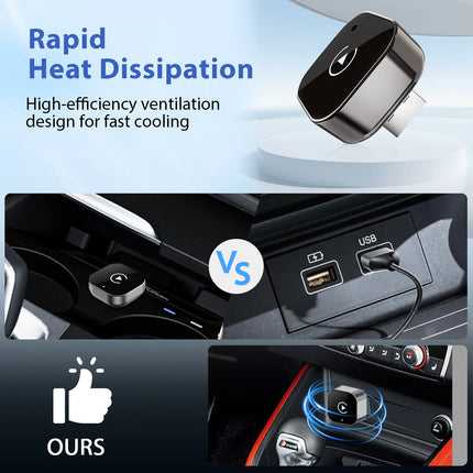 2 in 1 Wireless CarPlay Adapter & Android