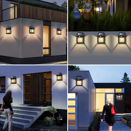 Powerful Solar Wall Light – Waterproof LED Motion Sensor Outdoor Lamp