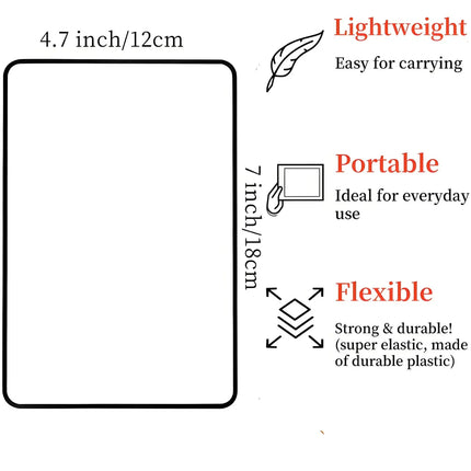 Full-Page Large Sheet Magnifier – Reading Aid Magnifying Lens