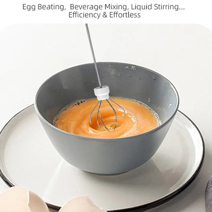 Milk Whisk • Egg Beater • USB Rechargeable • 3 Speeds