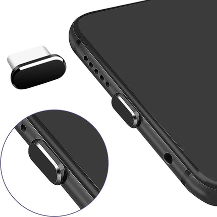 4Pcs USB C Dust Plug With Cleaning Brush Anti Dust USB-C Plug Cover Charging Port