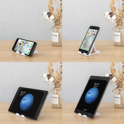 Adjustable Table Phone Holder – Foldable Desktop Stand for Phones & Tablets