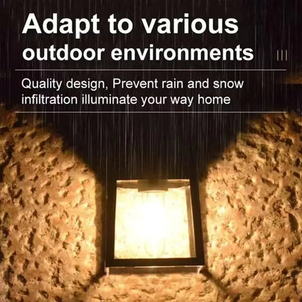 Powerful Solar Wall Light – Waterproof LED Motion Sensor Outdoor Lamp
