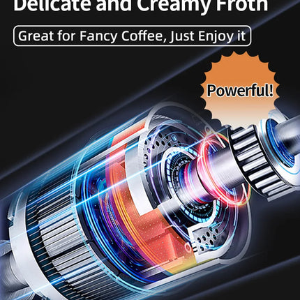 Milk Whisk • Egg Beater • USB Rechargeable • 3 Speeds