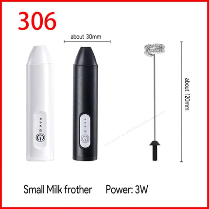 Milk Whisk • Egg Beater • USB Rechargeable • 3 Speeds