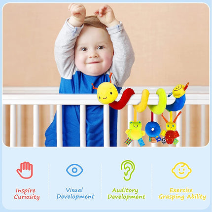 Musical Spiral Hanging Baby Toy – Crib, Stroller & Car Seat