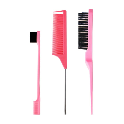 Pro Pointed Tail Hair Comb – Anti-Static Steel Needle Styling Comb