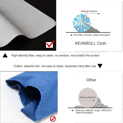 Microfiber Laptop Keyboard Cover & Screen Cleaning Cloth