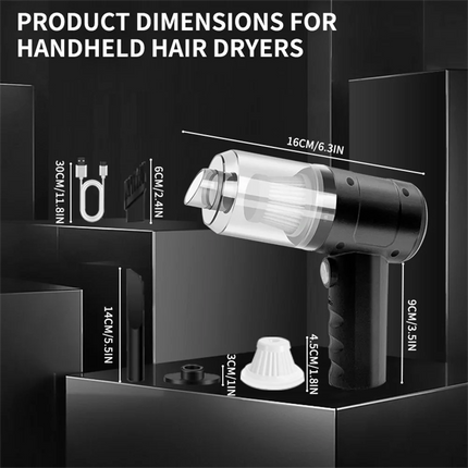 Portable Handheld Vacuum Cleaner – Cordless 5-in-1 Mini Car & Home Vacuum