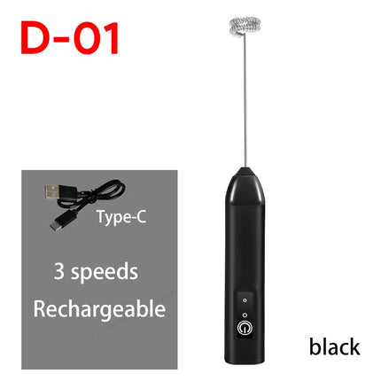 Milk Whisk • Egg Beater • USB Rechargeable • 3 Speeds
