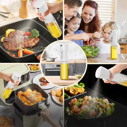 Oil Spray for Cooking - Olive Oil Dispenser Bottle Sprayer Mist-Reusable