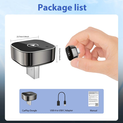 2 in 1 Wireless CarPlay Adapter & Android