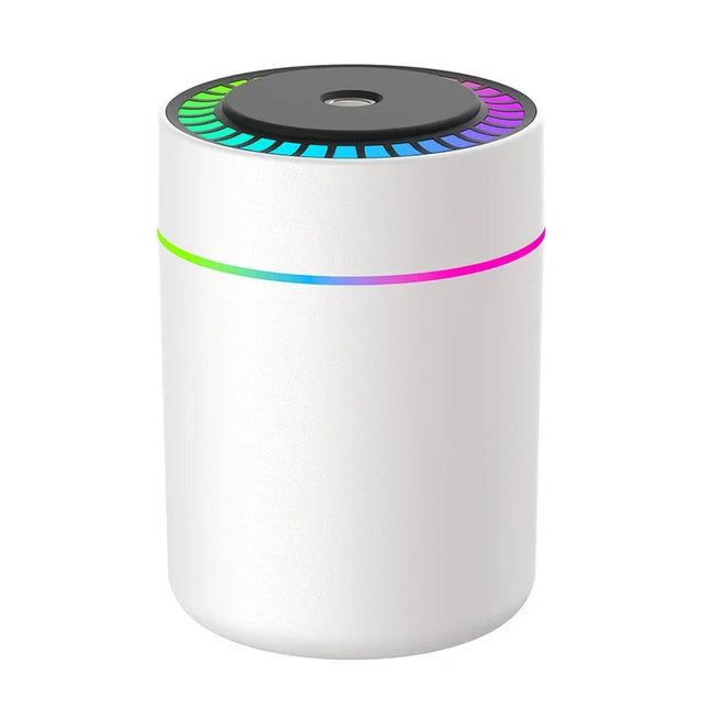Mini Air Humidifier & Aroma Diffuser – 180ml USB with Night Light