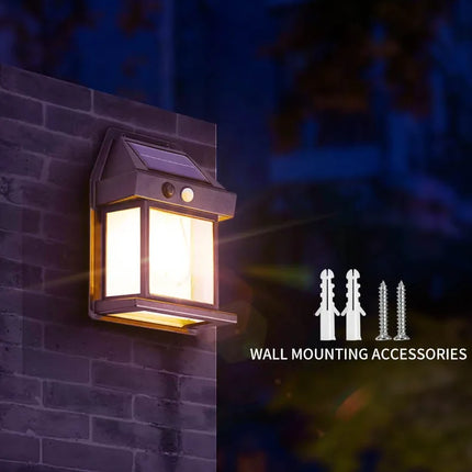 Powerful Solar Wall Light – Waterproof LED Motion Sensor Outdoor Lamp