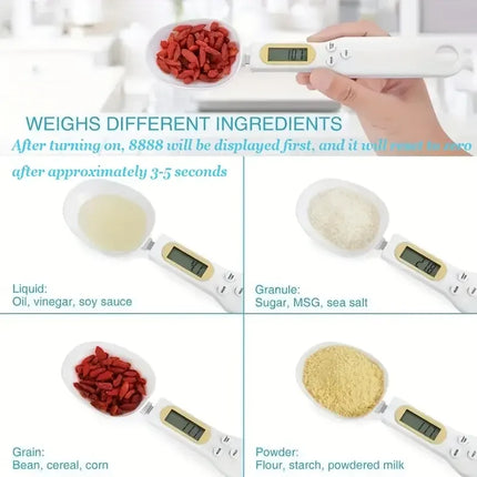 Mini Digital Spoon Scale –  Precision Kitchen Measuring Tool
