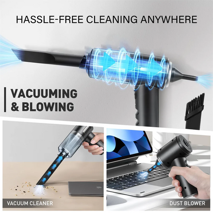 Portable Handheld Vacuum Cleaner – Cordless 5-in-1 Mini Car & Home Vacuum