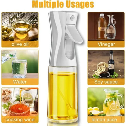 Oil Spray for Cooking - Olive Oil Dispenser Bottle Sprayer Mist-Reusable