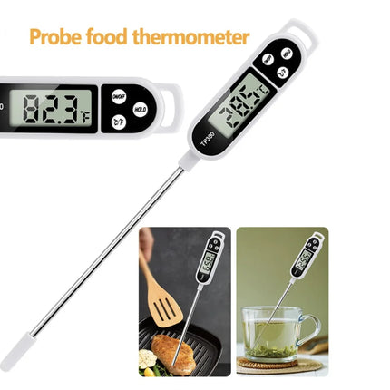 Digital Food Thermometer – Stainless Steel Probe Cooking Thermometer